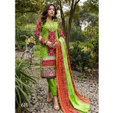 Anum Printed Lawn Unstitiched 3Pcs Suit V1 - B-6, Women, 3Pcs Shalwar Suit, Al-Zohaib Textiles, Chase Value