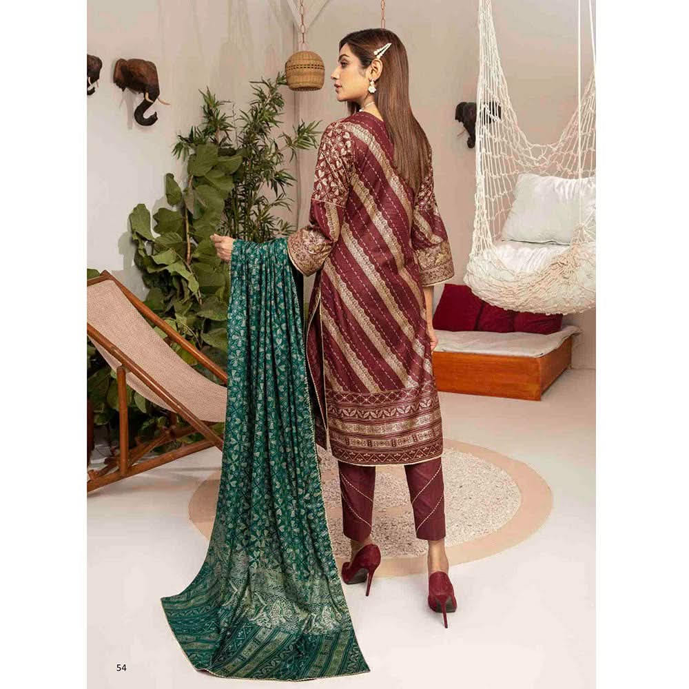 AL Zohaib Monsoon Cotton Gold Print unstitched 3pc Suit, Women, 3Pcs Shalwar Suit, Al-Zohaib Textiles, Chase Value
