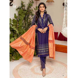 AL Zohaib Monsoon Cotton Gold Print unstitched 3pc Suit, Women, 3Pcs Shalwar Suit, Al-Zohaib Textiles, Chase Value