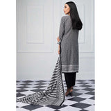 Salina Black & White Printed Lawn 3 Piece Un-Stitched Suit - 06, Women, 3Pcs Shalwar Suit, Regalia Textiles, Chase Value