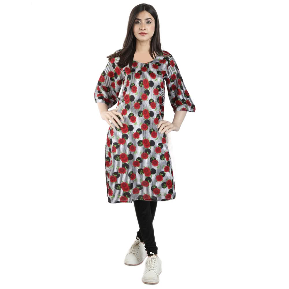 Karizma Chahat Printed Lawn 1 Pcs Un-Stitched Kurti - 12 A, Women, Unstitched Kurti, United Textiles, Chase Value