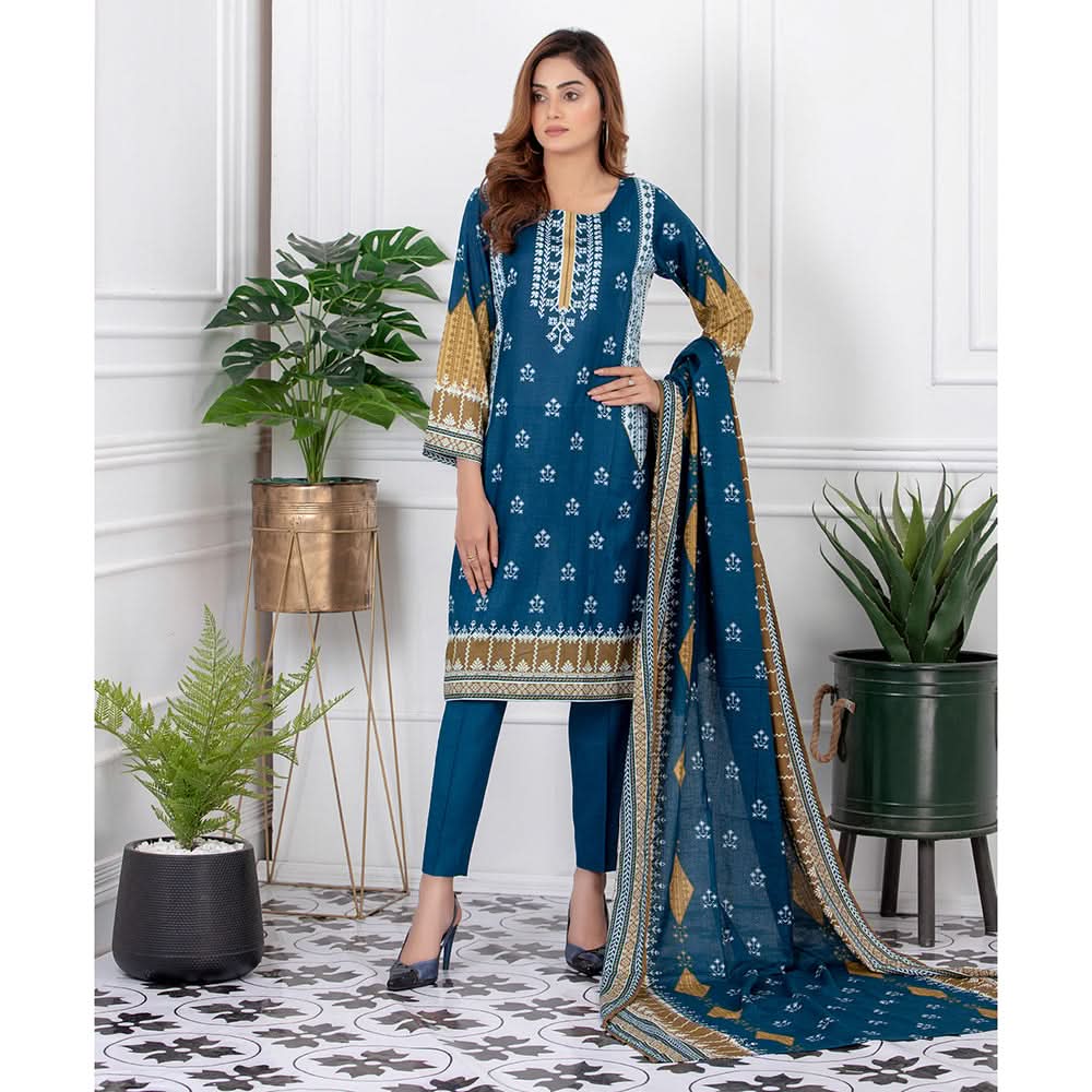 Sahil Printed Lawn V 3 3 Pcs Un-Stitched Suit - 6, Women, 3Pcs Shalwar Suit, ZS Textiles, Chase Value