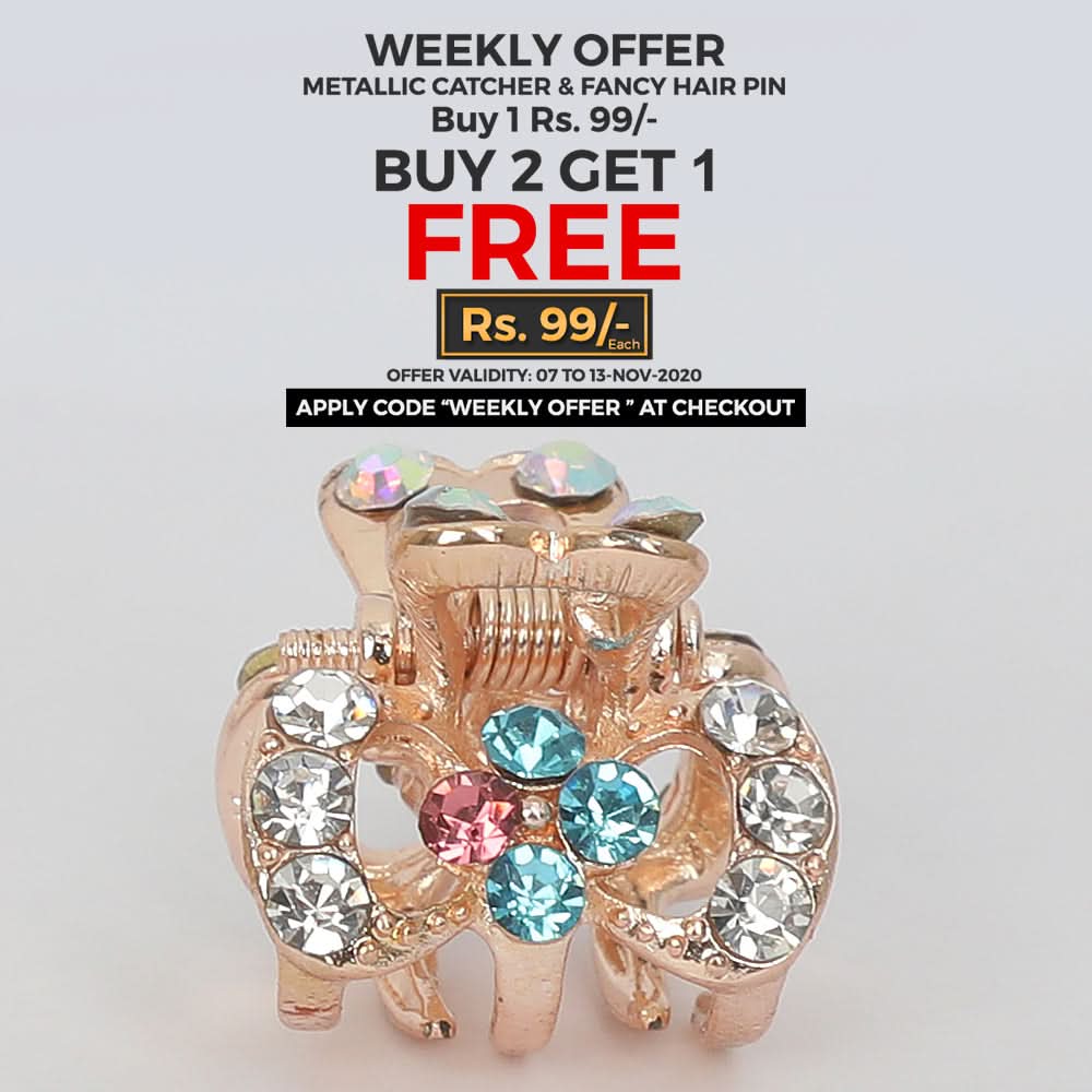 Women's Metal Catcher - Multi, Women, Hair And Head Jewellery, Chase Value, Chase Value