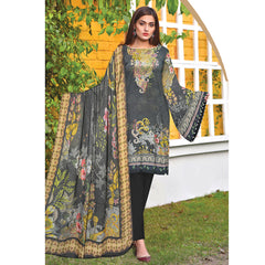 Saqaffat Digital Printed Dhanak 3 Pcs Un-Stitched Suit - 06, Women, 3Pcs Shalwar Suit, Ulfat Textile, Chase Value