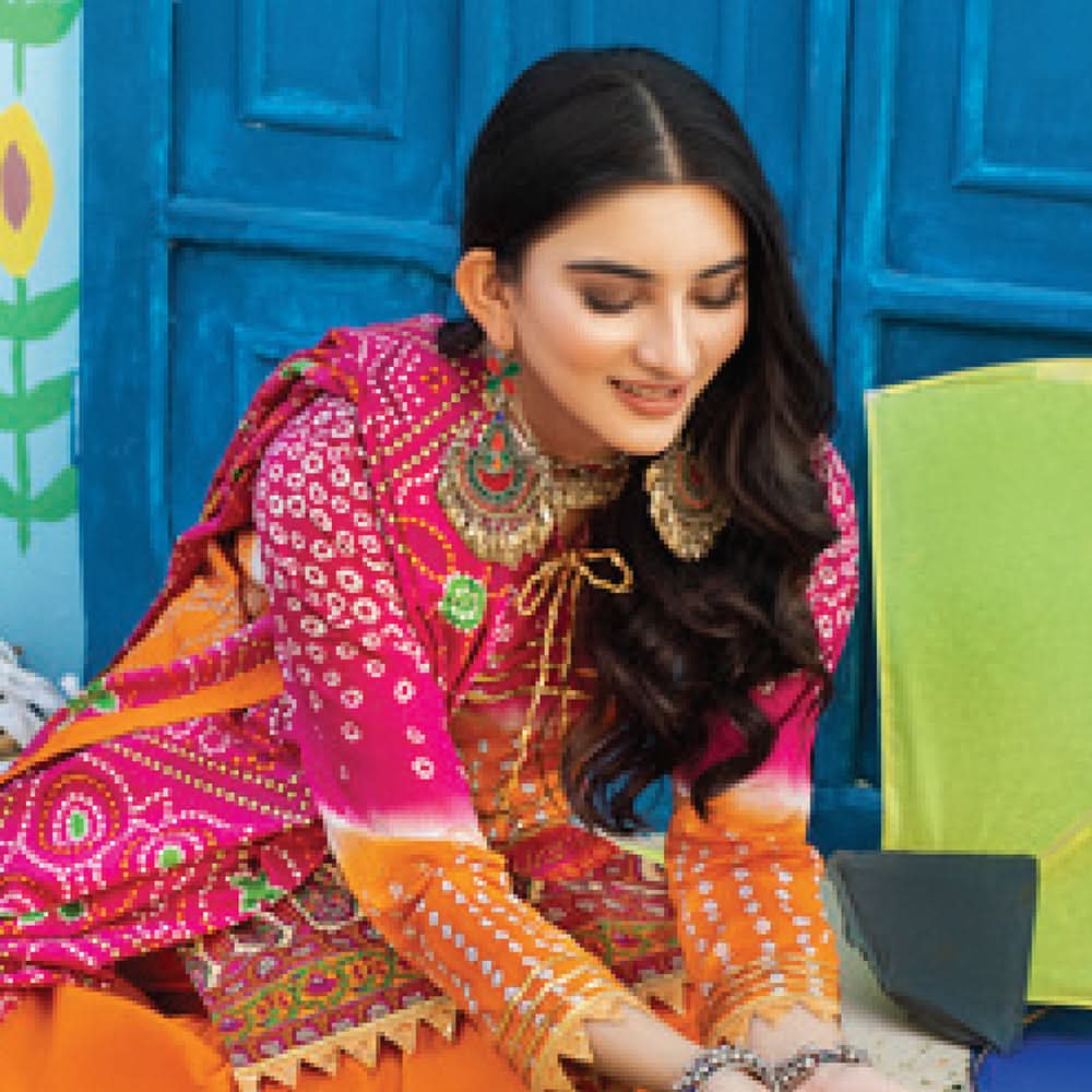 Monsoon Printed Lawn 3 Pcs Un-Stitched Suit Vol 1 - 6-A, Women, 3Pcs Shalwar Suit, Al-Zohaib Textiles, Chase Value