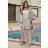 Zmaria Embroidered Lawn Un-Stitched Suit - 6B, Women, 3Pcs Shalwar Suit, ZS Textiles, Chase Value