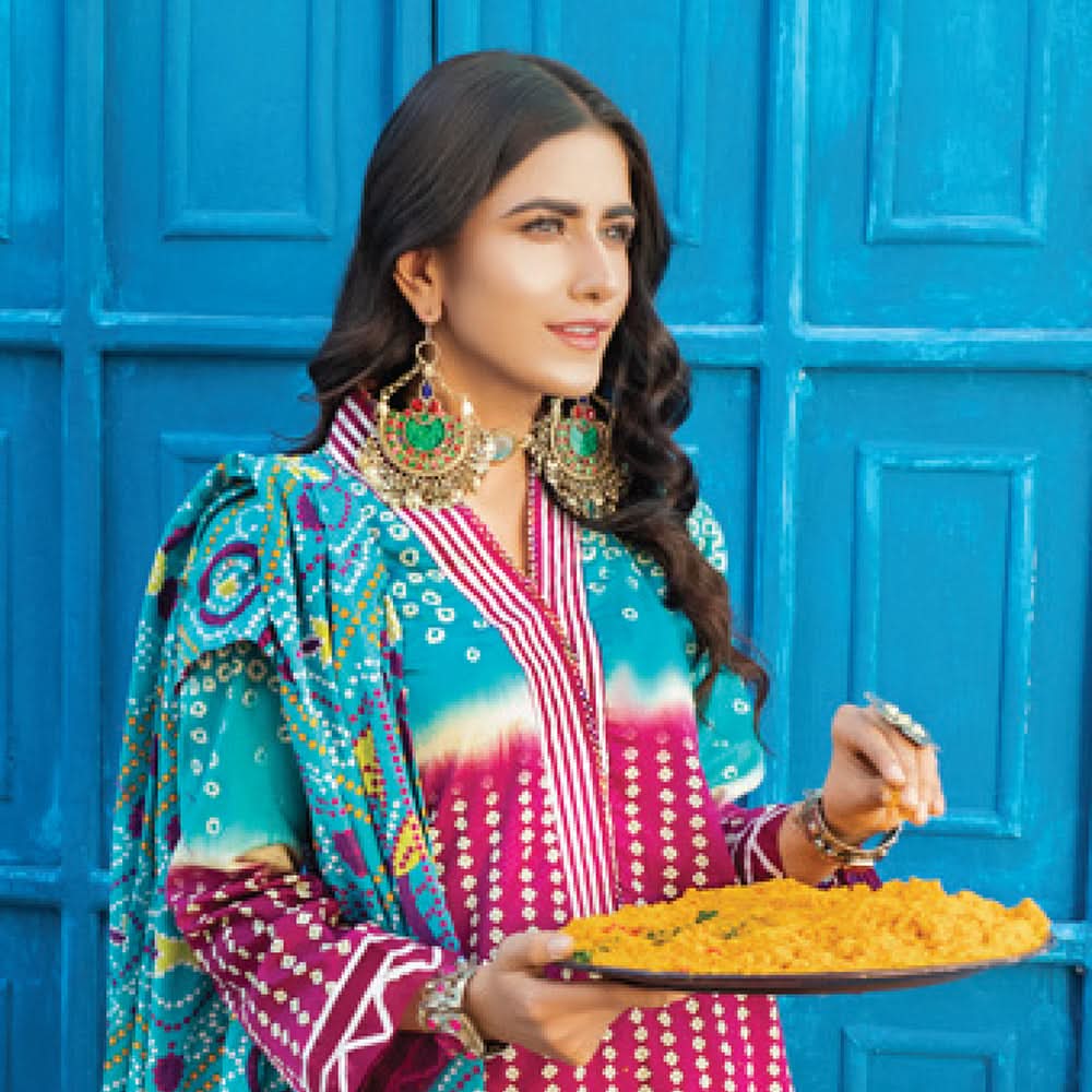Monsoon Printed Lawn 3 Pcs Un-Stitched Suit Vol 1 - 6-B, Women, 3Pcs Shalwar Suit, Al-Zohaib Textiles, Chase Value