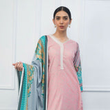 Signature Icon Printed Lawn 3 Piece Un-Stitched Suit Vol 2 - 4 A, Women, 3Pcs Shalwar Suit, ZS Textiles, Chase Value