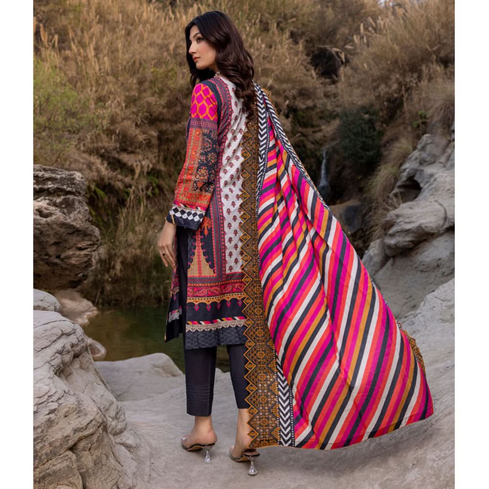 Iman Emboroidered Un-Stitched 3Pcs Suit - 07, Women, 3Pcs Shalwar Suit, Regalia Textiles, Chase Value