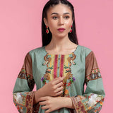 Regalia Tunic Printed Cambric Lawn Un-Stitched Kurti Vol 2 - 07, Women, Unstitched Kurti, Regalia Textiles, Chase Value