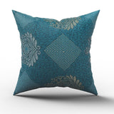 Jacquard Cushion - Sea Green, Cushions & Pillows, Chase Value, Chase Value