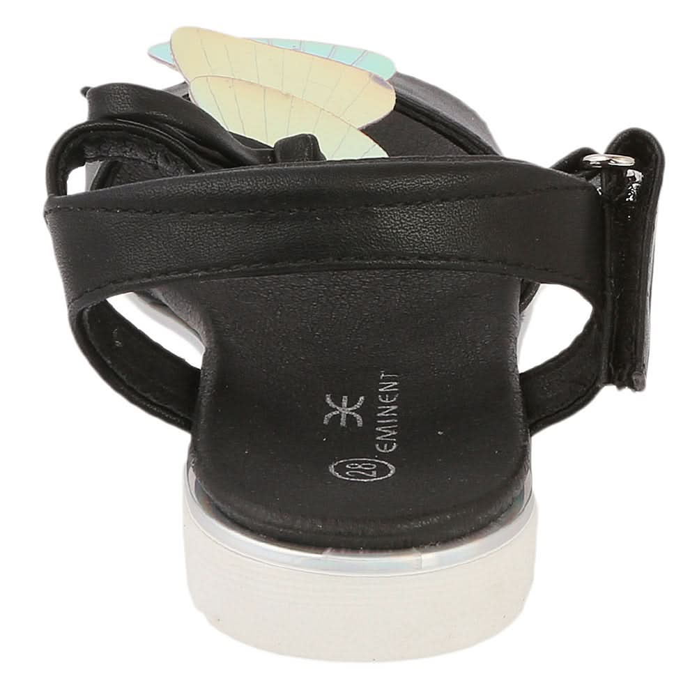 Girls Fancy Sandal (70308) - Black, Kids, Girls Sandals, Chase Value, Chase Value