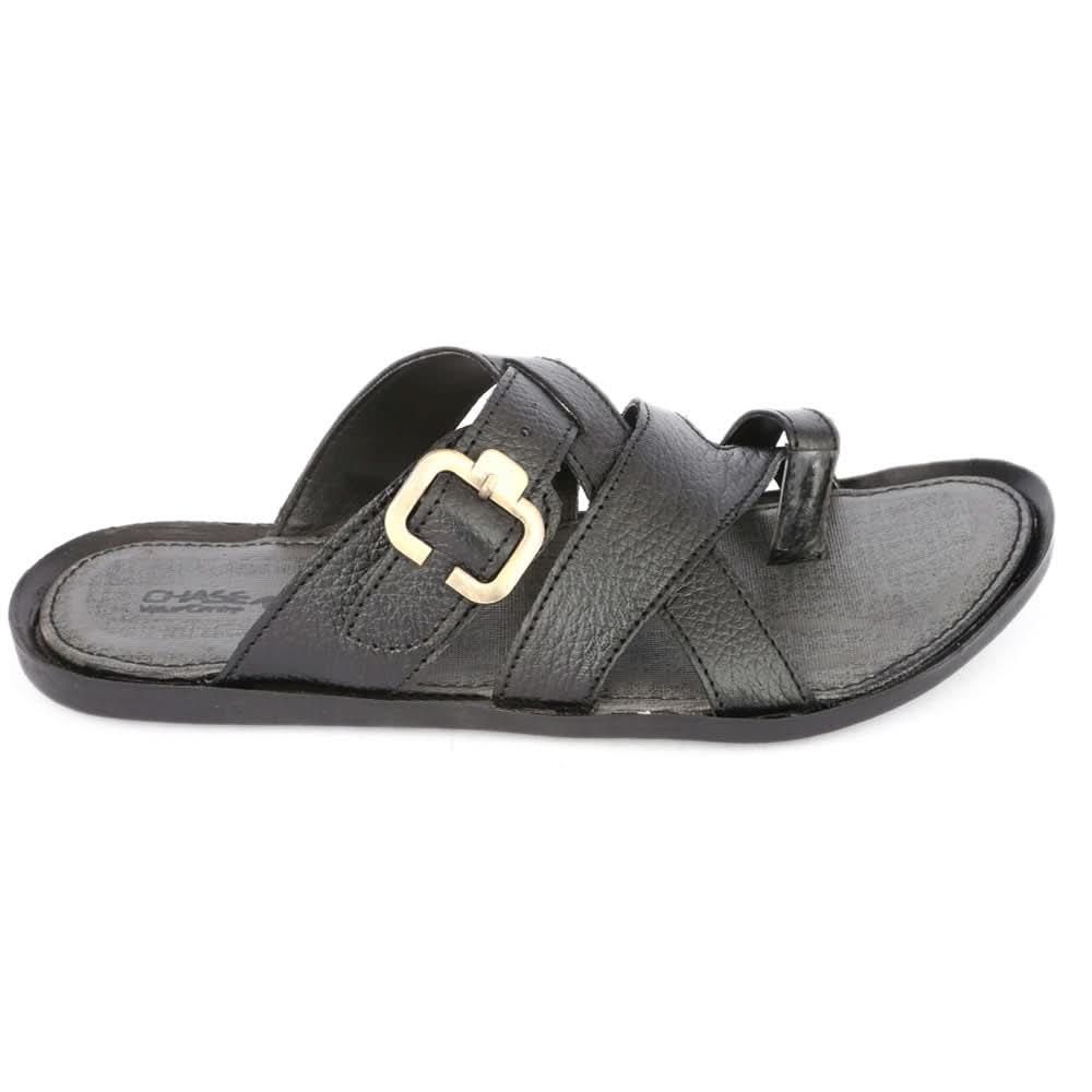 Men's Slippers (704) - Black, Men, Slippers, Chase Value, Chase Value