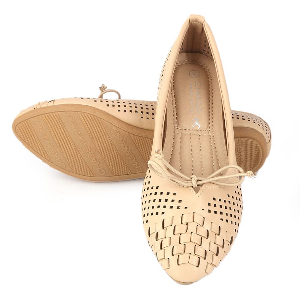 Women's Fancy Pumps (7061-19) - Beige - test-store-for-chase-value