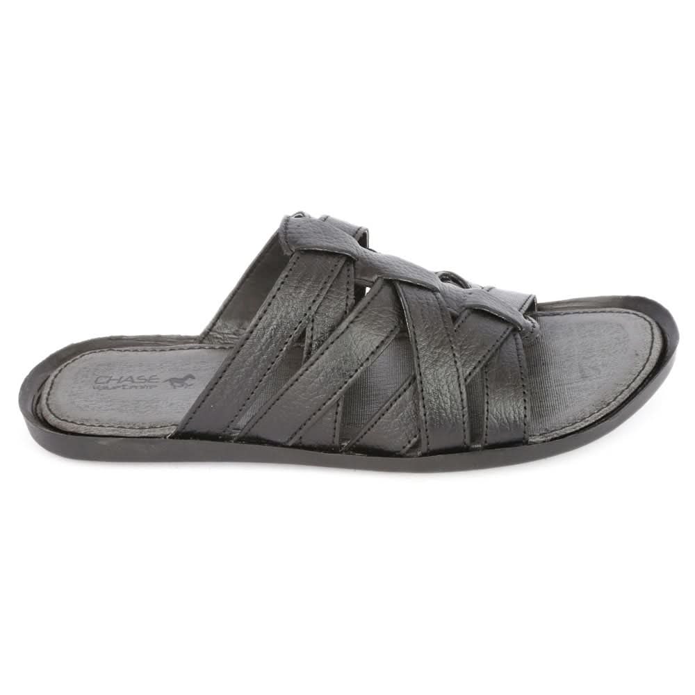 Men's Slippers (707) - Black, Men, Slippers, Chase Value, Chase Value
