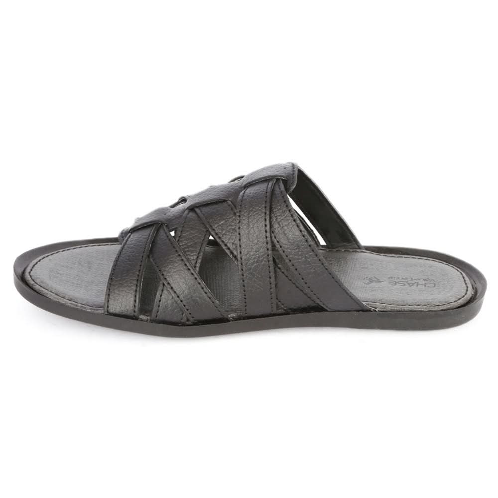 Men's Slippers (707) - Black, Men, Slippers, Chase Value, Chase Value