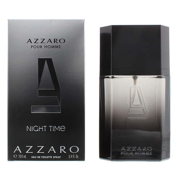 Azzaro Night Time Eau De Toilette For Men Black - 100 ML, Beauty & Personal Care, Men's Perfumes, Azzaro, Chase Value