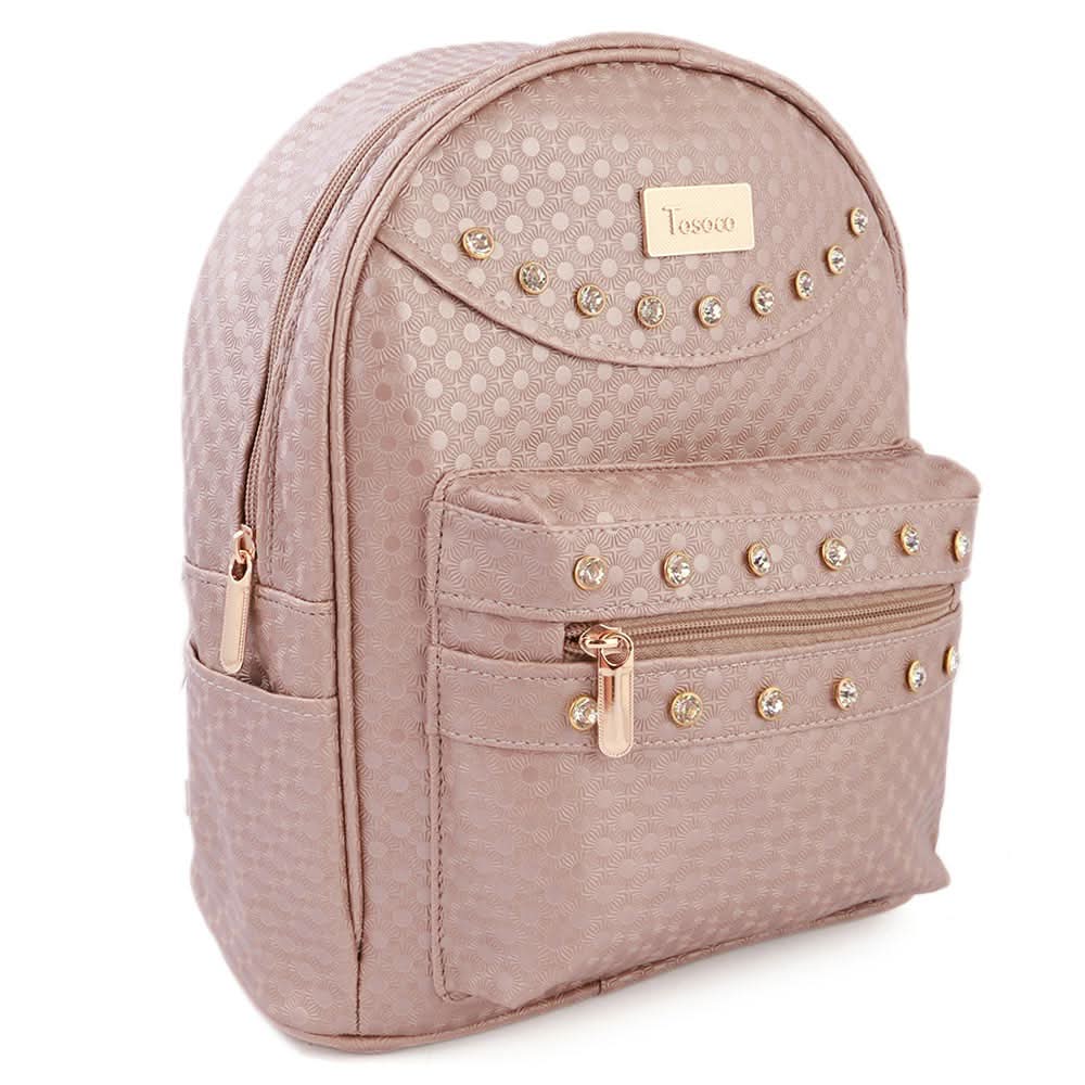 Women's Backpack (7565) - Golden, Women, Bags, Chase Value, Chase Value