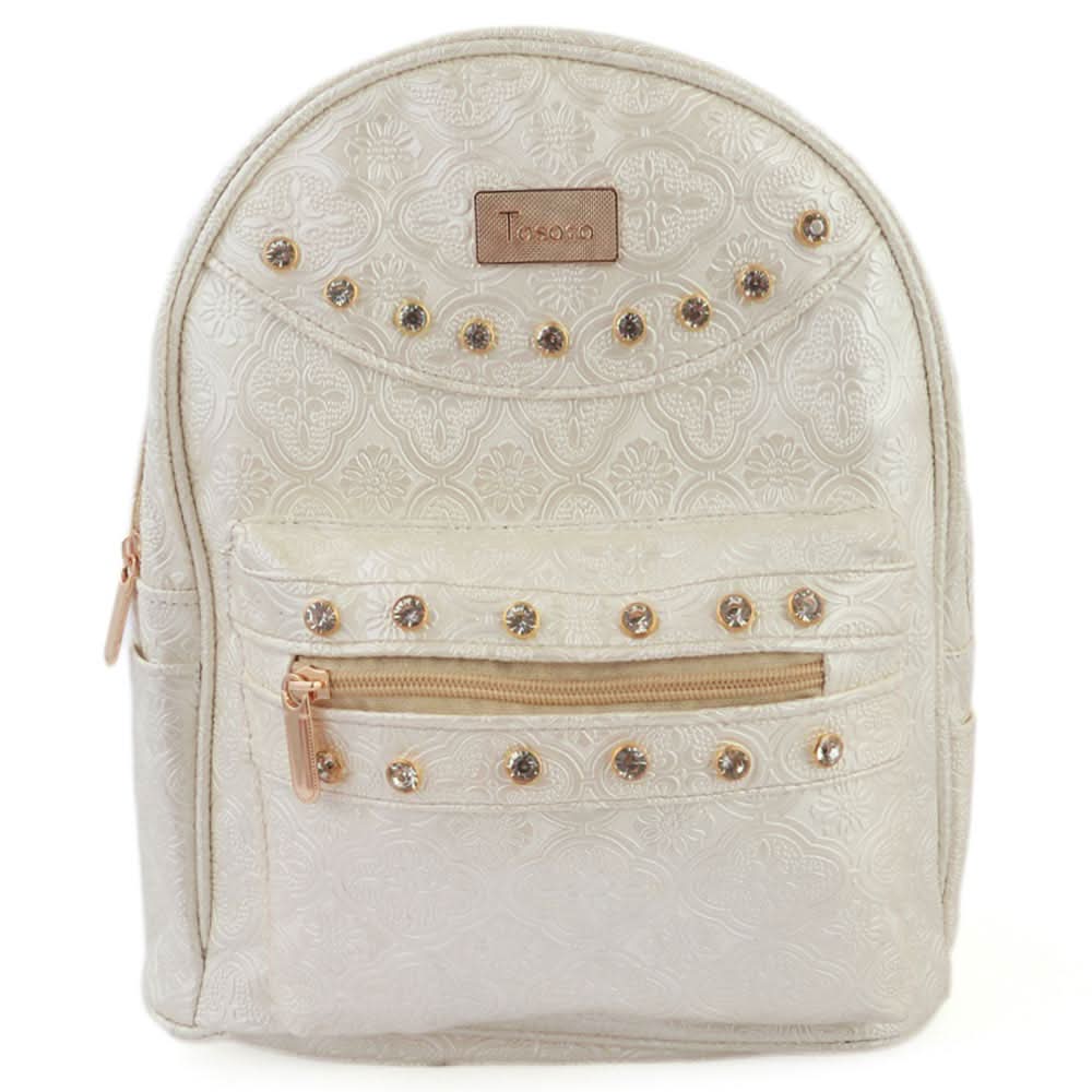 Women's Backpack (7565) - Off-White, Women, Bags, Chase Value, Chase Value