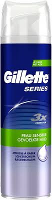 Gillette Series Shaving Foam 250ml - 3X Protection, Beauty & Personal Care, After Shaves, P&G, Chase Value