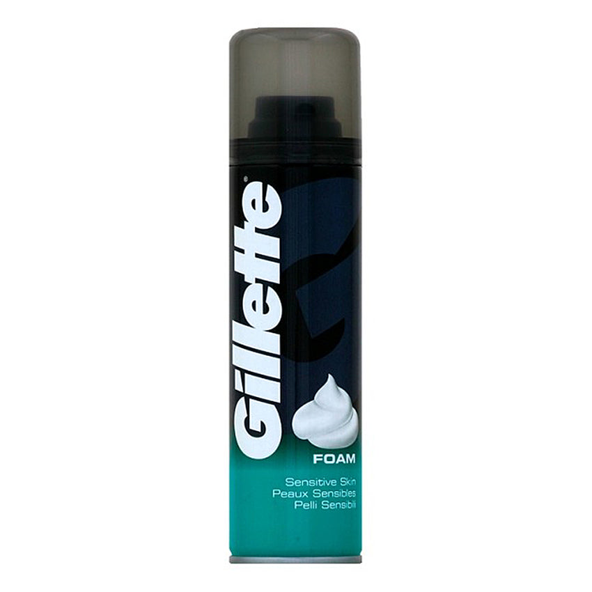 Gillette Shave Foam Sensitive - 200ml, Beauty & Personal Care, After Shaves, P&G, Chase Value