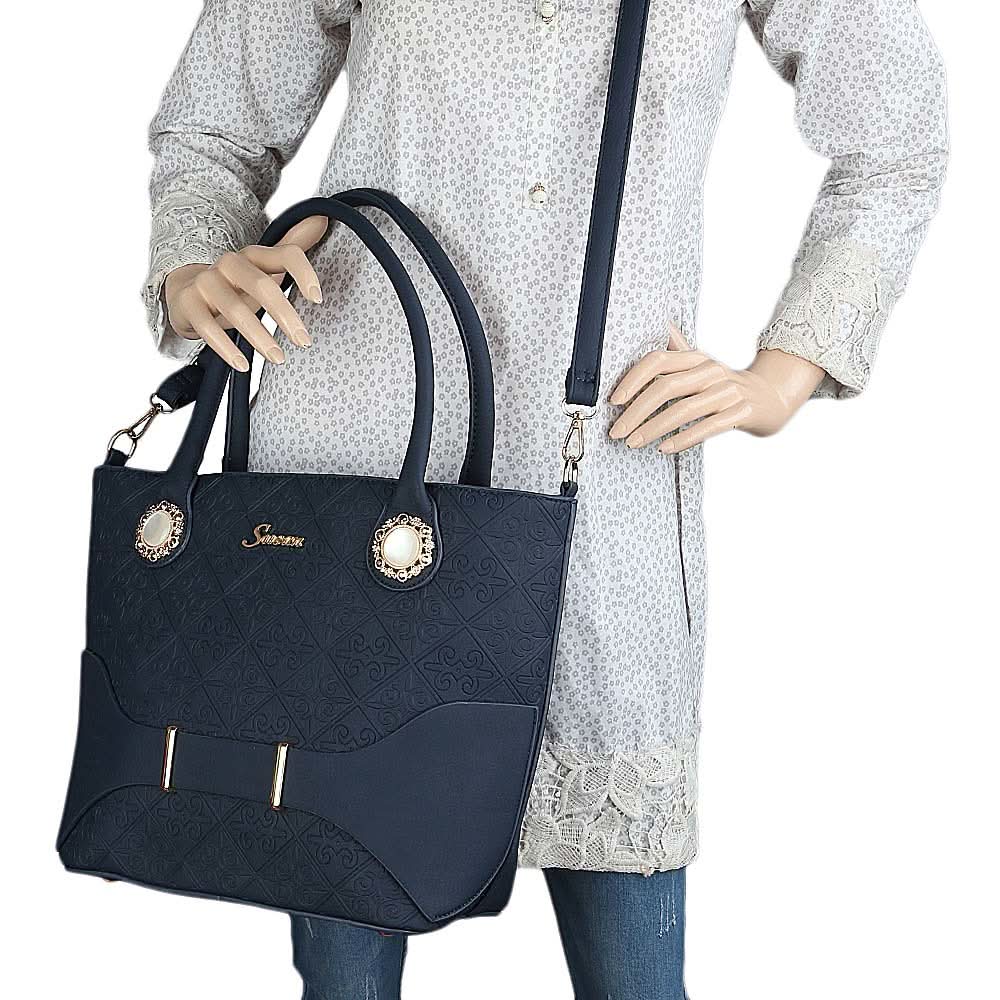 Women's Handbag 3 Pcs (7711) - Blue, Women, Bags, Chase Value, Chase Value
