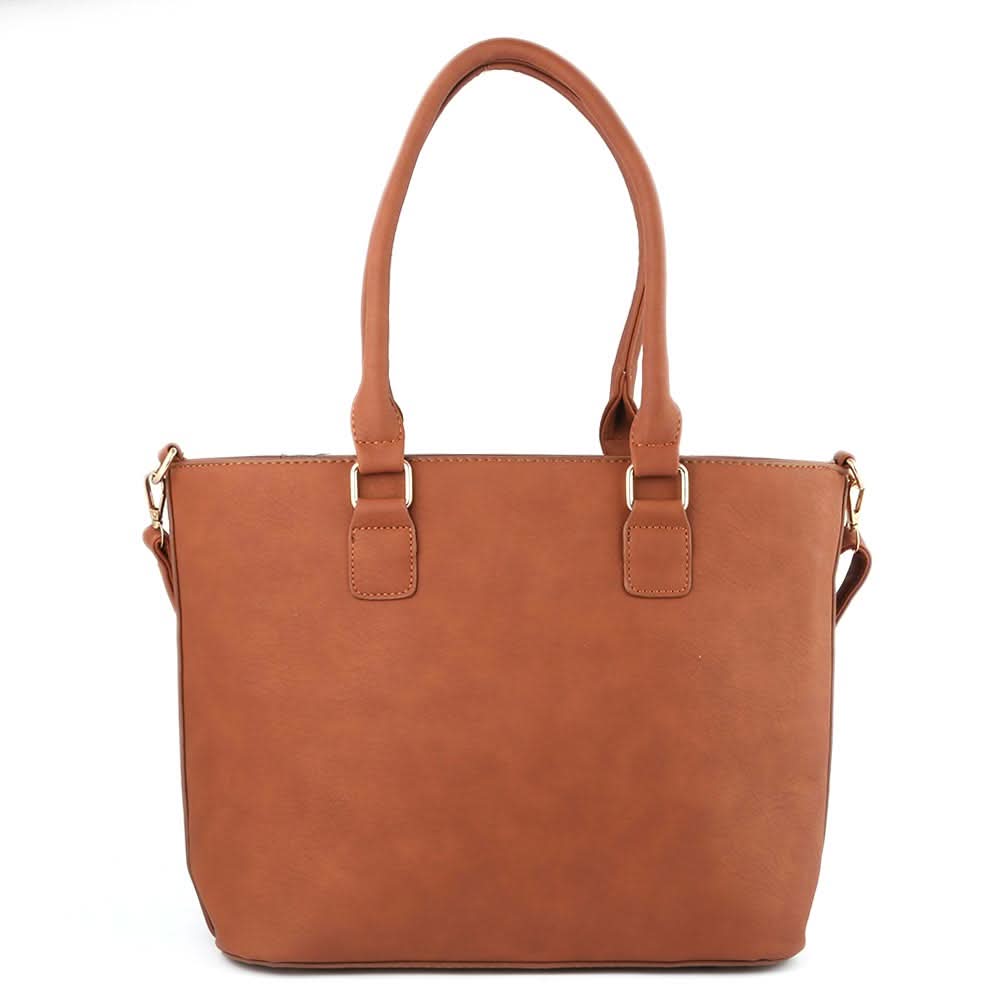 Women's Handbag 3 Pcs (7713) - Brown, Women, Bags, Chase Value, Chase Value