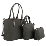 Women's Handbag 3 Pcs (7713) - Black, Women, Bags, Chase Value, Chase Value