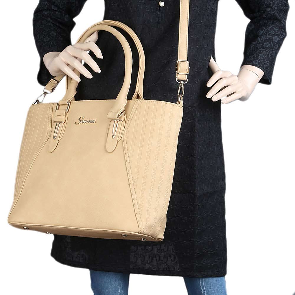 Women's Handbag 3 Pcs (7713) - Apricot, Women, Bags, Chase Value, Chase Value
