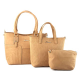 Women's Handbag 3 Pcs (785) - Apricot, Women, Bags, Chase Value, Chase Value