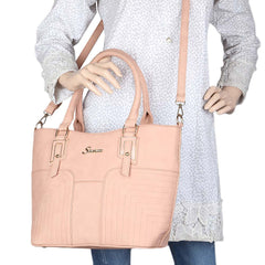 Women's Handbag 3 Pcs (785) - Pink, Women, Bags, Chase Value, Chase Value