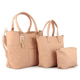 Women's Handbag 3 Pcs (785) - Pink, Women, Bags, Chase Value, Chase Value