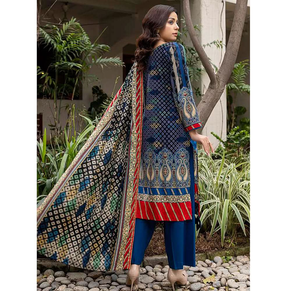 Anum Printed Lawn Unstitiched 3Pcs Suit V1 - A-7, Women, 3Pcs Shalwar Suit, Al-Zohaib Textiles, Chase Value