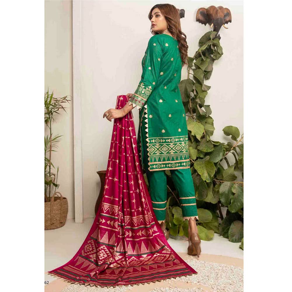 AL Zohaib Monsoon Cotton Gold Print unstitched 3pc Suit, Women, 3Pcs Shalwar Suit, Al-Zohaib Textiles, Chase Value