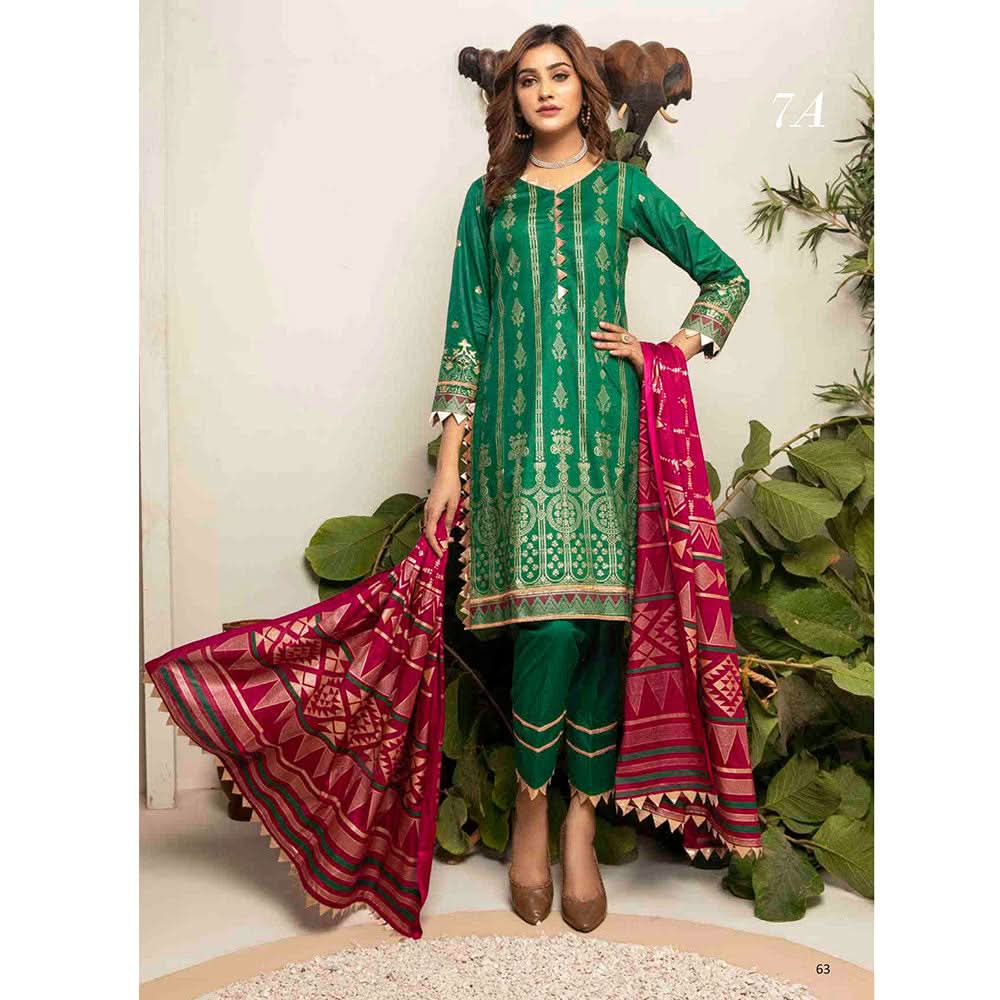 AL Zohaib Monsoon Cotton Gold Print unstitched 3pc Suit, Women, 3Pcs Shalwar Suit, Al-Zohaib Textiles, Chase Value
