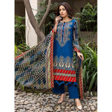 Anum Printed Lawn Unstitiched 3Pcs Suit V1 - A-7, Women, 3Pcs Shalwar Suit, Al-Zohaib Textiles, Chase Value