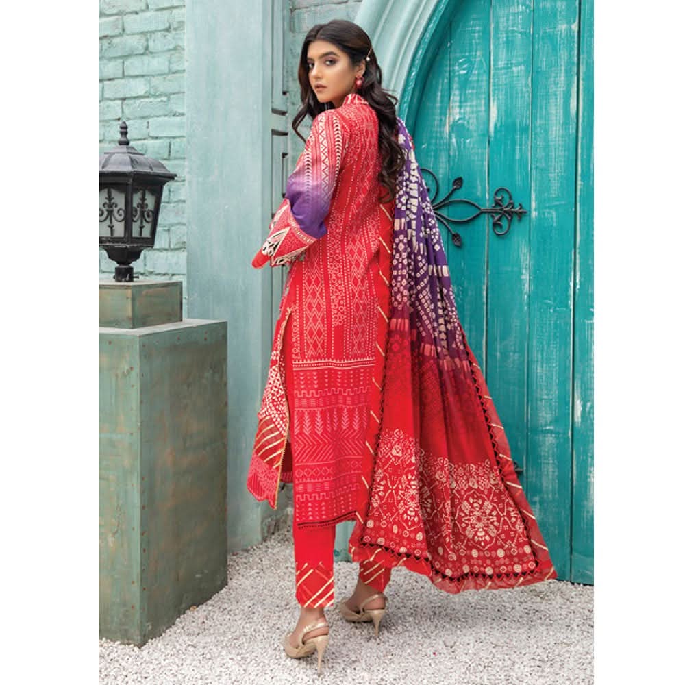 Anum Classic Printed Lawn 3 Pcs Un-Stitched Suit V 5 - 7-A, Women, 3Pcs Shalwar Suit, Al-Zohaib Textiles, Chase Value