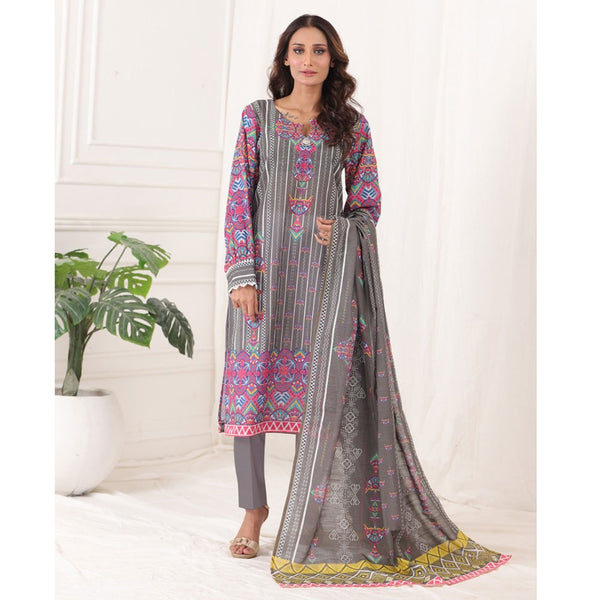 Eminent Digital Khaddar Un-Stitched Printed 3 Pcs Suits V1 - 7, Women, 3Pcs Shalwar Suit, Eminent, Chase Value
