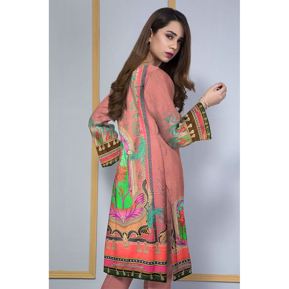 Anchal Digital Printed Masoori Un-Stitched Kurti - 07, Women, Unstitched Kurti, Ulfat Textile, Chase Value