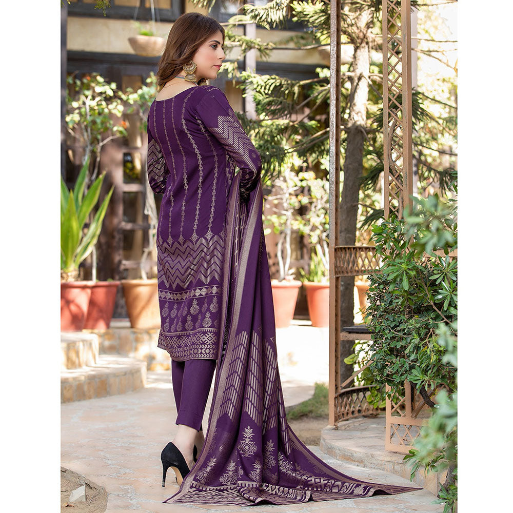 RA PEACH Jacquard Baroshia unstitched 3pc Suit, Women, 3Pcs Shalwar Suit, Chase Value, Chase Value