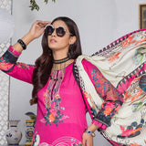 Orchid Digital Printed & Embroidered Lawn 3 Pcs Un-Stitched Suit - 7, Women, 3Pcs Shalwar Suit, Regalia Textiles, Chase Value