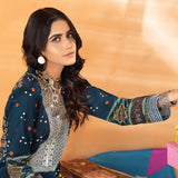 Monsoon Printed Lawn 3 Pcs Un-Stitched Suit Vol 1 - 7-A, Women, 3Pcs Shalwar Suit, Al-Zohaib Textiles, Chase Value