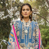Anum Classic Printed Lawn 3 Pcs Un-Stitched Suit Vol 3 - 7-B, Women, 3Pcs Shalwar Suit, Al-Zohaib Textiles, Chase Value