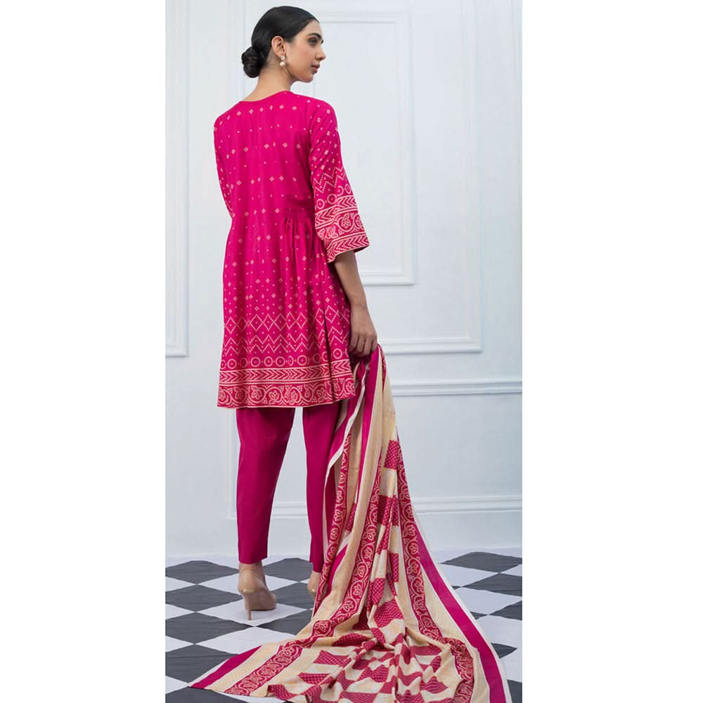 Signature Icon Printed Lawn 3 Piece Un-Stitched Suit Vol 2 - 4 B, Women, 3Pcs Shalwar Suit, ZS Textiles, Chase Value