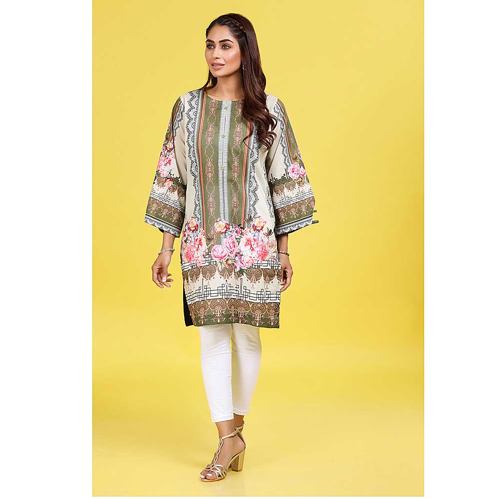 Regalia Tunic Printed Cambric Lawn Un-Stitched Kurti Vol 2 - 08, Women, Unstitched Kurti, Regalia Textiles, Chase Value