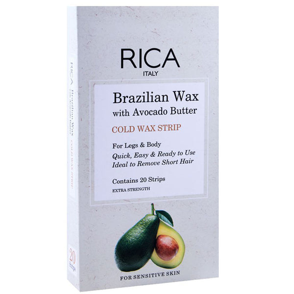 Rica Body Strip Avacodo 20Pcs, Beauty & Personal Care, Hair Removal, Chase Value, Chase Value
