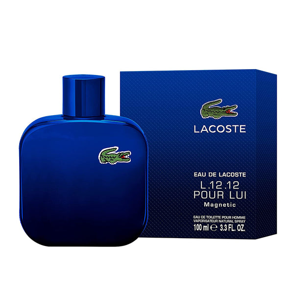 Lacoste L.12.12 Pour Lui Megnetic Eau De Toilette For Men - 100 ML, Beauty & Personal Care, Men's Perfumes, Lacoste, Chase Value