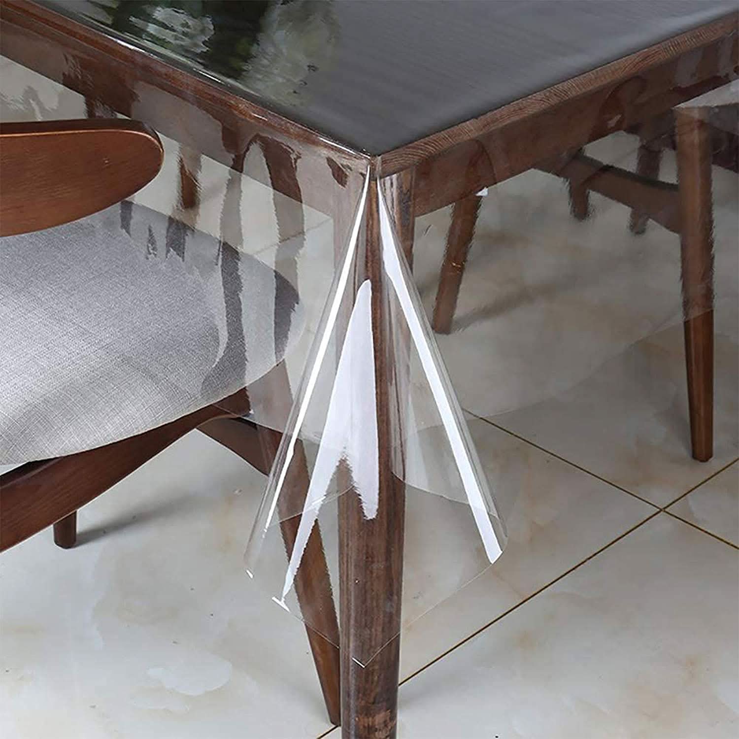 Transparent Table Cover, Home & Lifestyle, Decoration, Chase Value, Chase Value