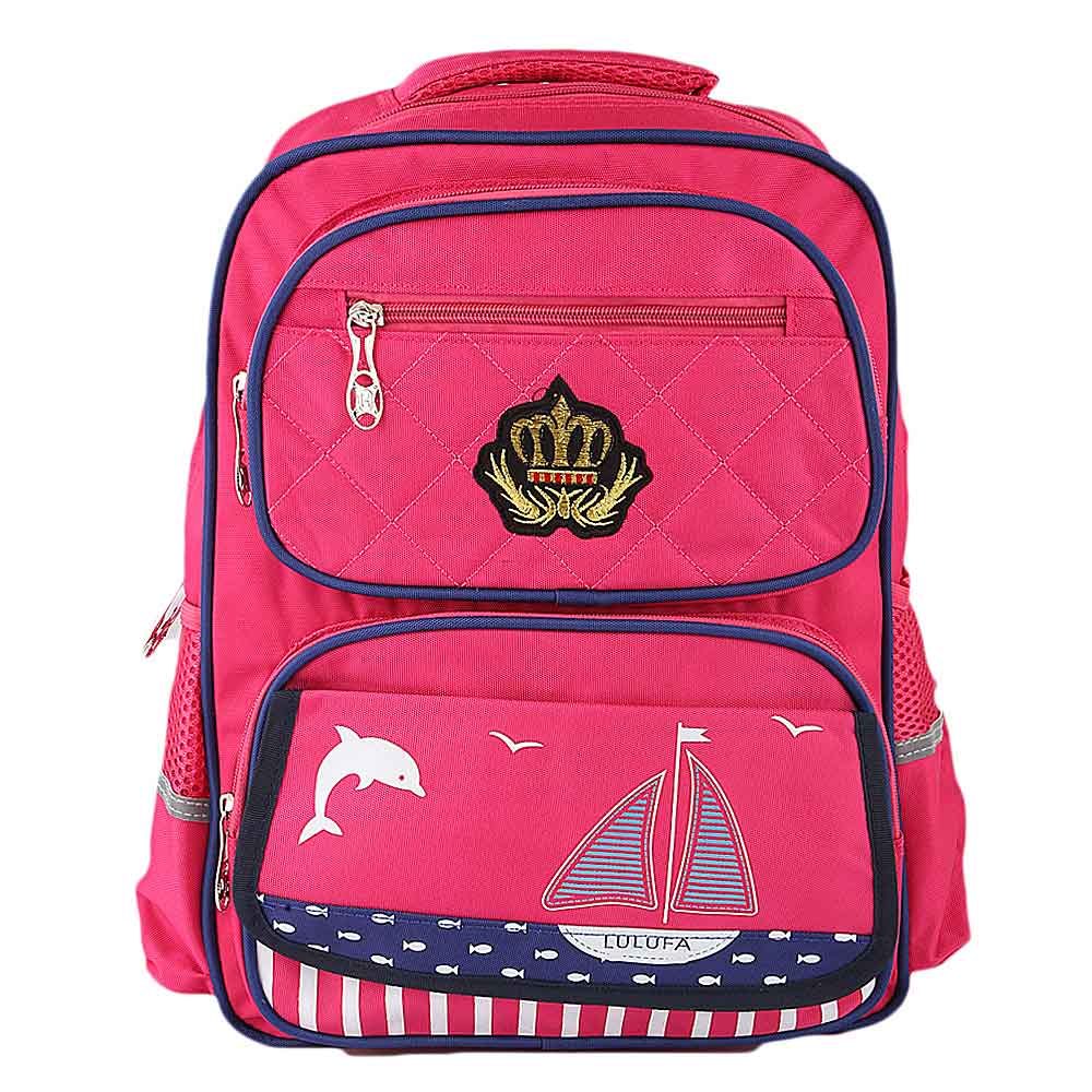 Kids School Bag (8229) - Dark Pink, Kids, School and Laptop Bags, Chase Value, Chase Value