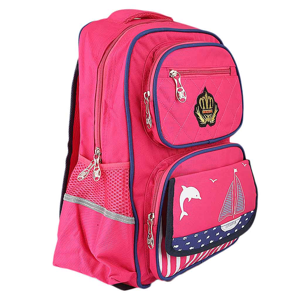 Kids School Bag (8229) - Dark Pink, Kids, School and Laptop Bags, Chase Value, Chase Value
